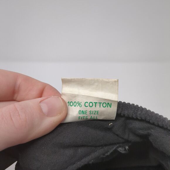 Alaska Snapback Rope Hat Black One Size Corduroy Solid Embroidered - Picture 10 of 10